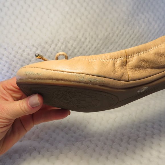 Vince Camuto Blush leather ballet flats Women's Size 7 - Picture 12 of 13